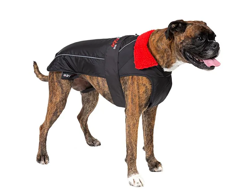 Dryrobe Dog Coat Black/Red